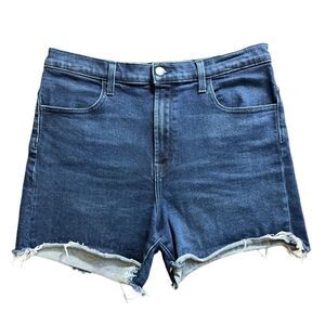 J Brand Joan short high rise jean shorts dark denim size 30